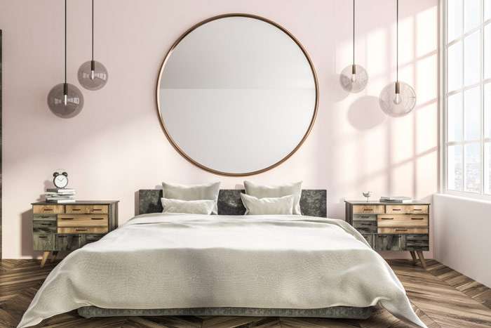 1 2 - آینه در اتاق خواب – ۵ ایده کاربردی