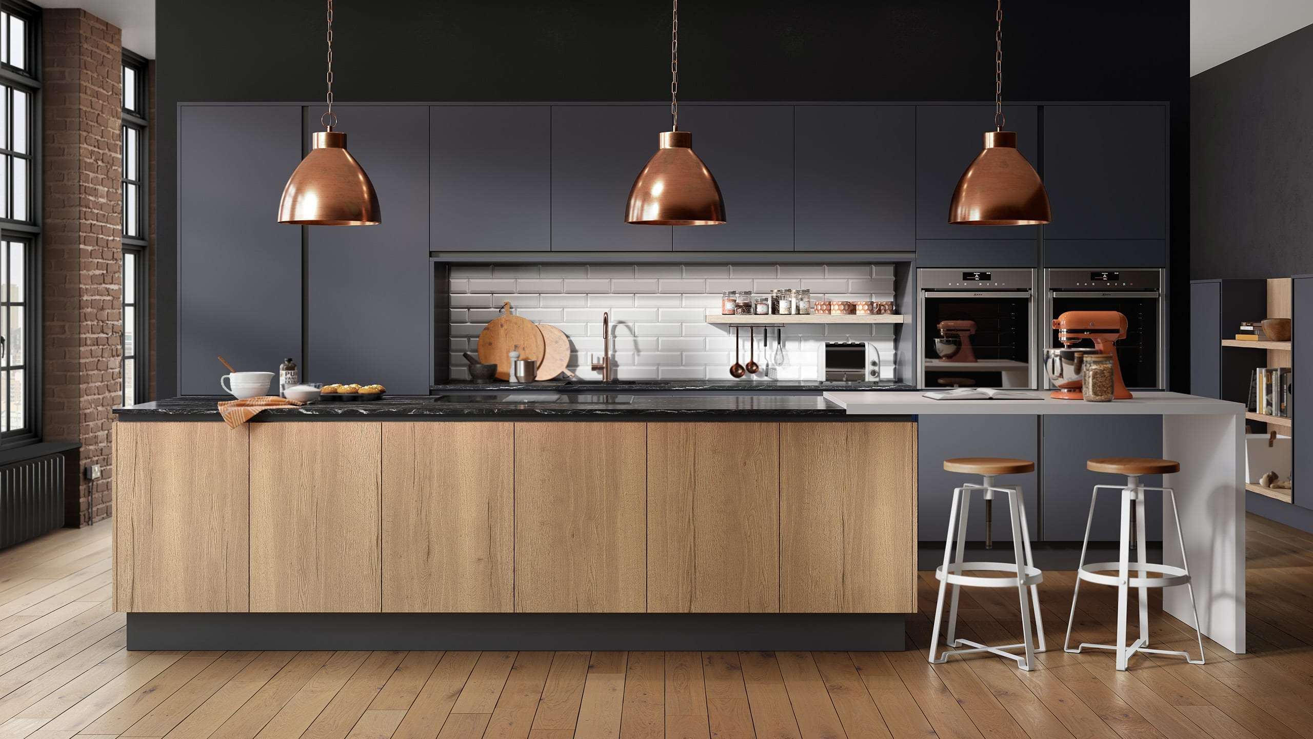 رنگ مناسب کابینت آشپزخانه سبک مدرن