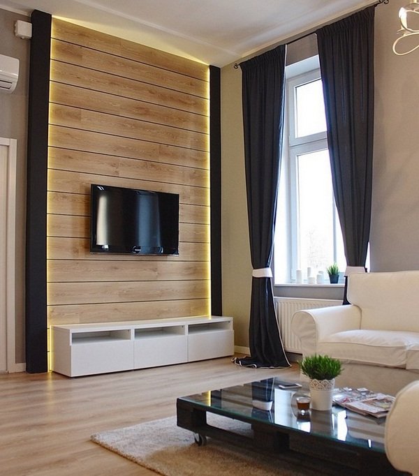 Wall decoration with wood 55